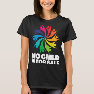 Rettet die Kinder Stoppt Kinderhandel Stoppt Mensc T-Shirt