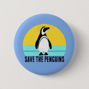 Rettet die Pinguine Button