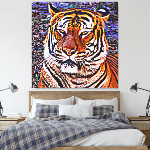 Rettet die Tiger Leinwanddruck