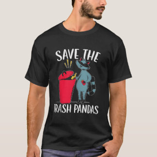 Rettet die Waschbären Waschbär-Wildtiere T-Shirt