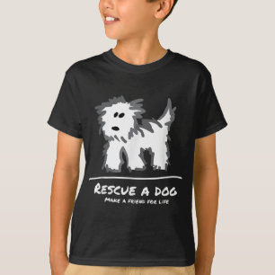 Rettet einen Hund, Adoptier nicht kaufen! tierisch T-Shirt