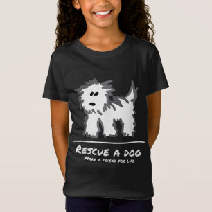 Rettet einen Hund, Adoptier nicht kaufen! tierisch T-Shirt