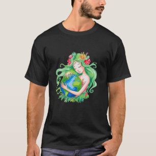 Rettet Erde Mutter Erde Natur Erdentag T-Shirt