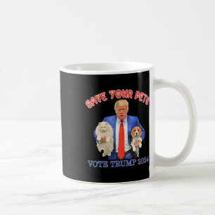 Rettet eure Haustiere Stimmt für Trump US-Wahl Lus Kaffeetasse