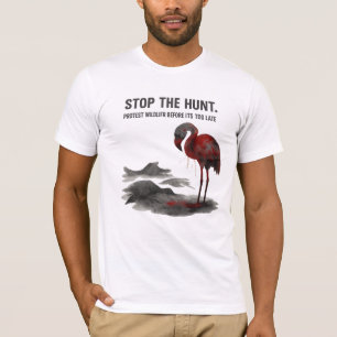 Rettet Flamingos im Irak – Schützt Wildtiere Aufkl T-Shirt