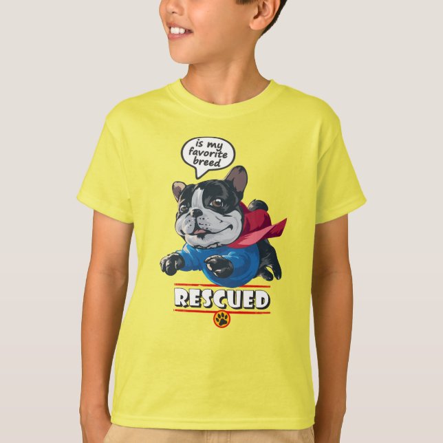 Rettet ist meine Lieblingsrasse | Kinder T-Shirt (Vorderseite)