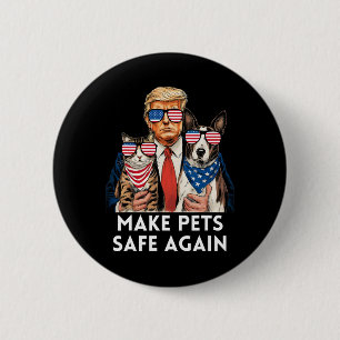 Rettet unsere Haustiere Wählt Trump Trump Vance Wa Button