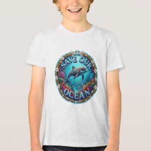 RETTET UNSEREN OZEAN Tri-Blend SHIRT