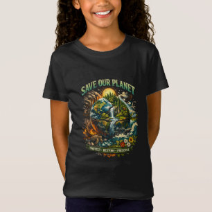 Rettet unseren Planeten T-Shirt