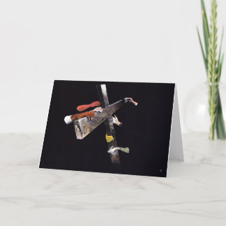 Rettet vor Dunkelheit Feiertagskarte