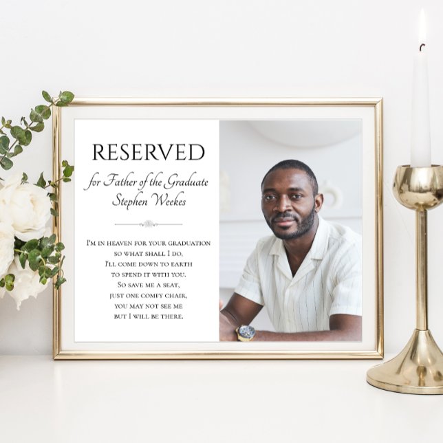 Rettetest eines Sitzes Vater des Graduate Foto Abs Poster (Von Creator hochgeladen)