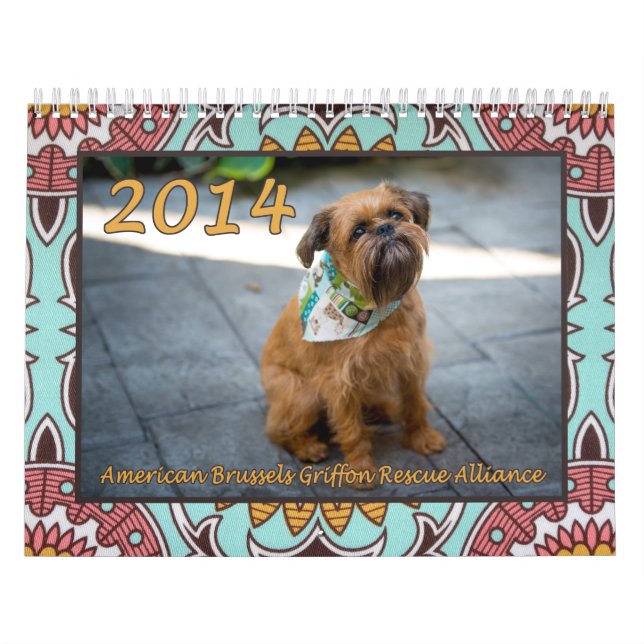 Rettung Alliance Amerikaner-Brüssels Griffon Kalender (Titelbild)