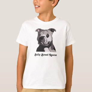 Rettung American Bulldog Pit Bull Terrier Portrait T-Shirt