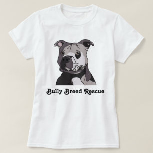 Rettung American Bulldog Pit Bull Terrier Portrait T-Shirt