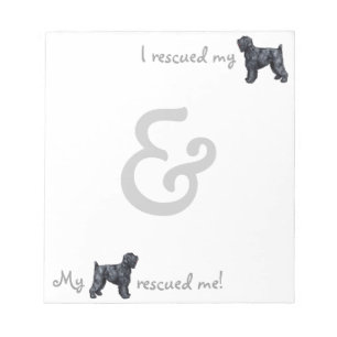 Rettung Black Russian Terrier Notizblock