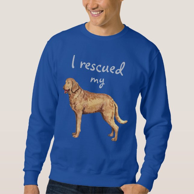 Rettung Chesapeake Bay Retriever Sweatshirt (Vorderseite)