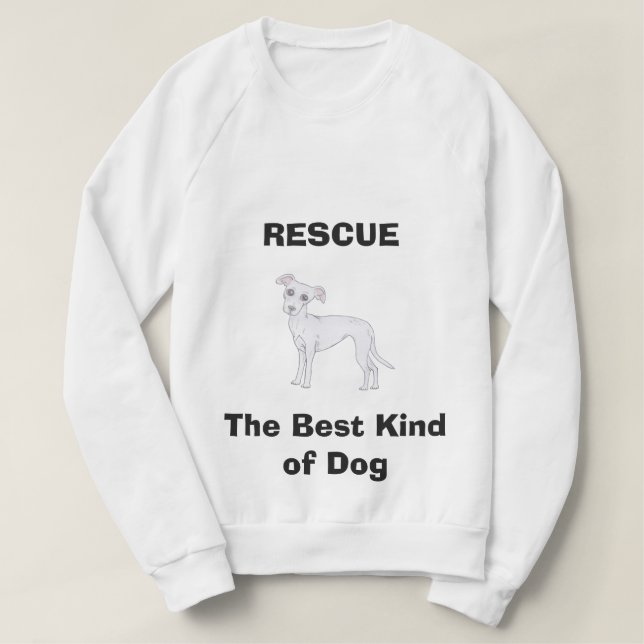 Rettung...der beste Hund T-Shirt (Design vorne)
