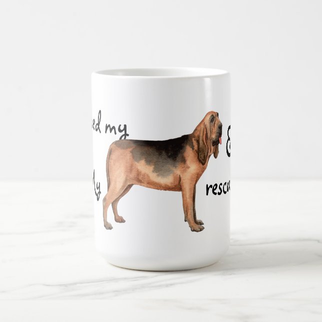 Rettung der Bloodhound-Tasse Kaffeetasse (Mittel)