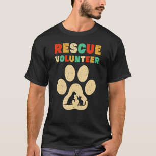 Rettung der Freiwilligen Tierheim Hunde Katze Lieb T-Shirt