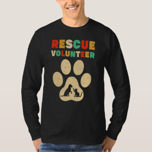 Rettung der Freiwilligen Tierheim Hunde Katze Lieb T-Shirt