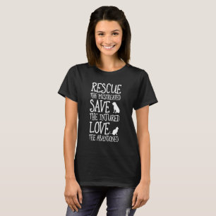 Rettung der geschädigten Liebe rette die verletzte T-Shirt
