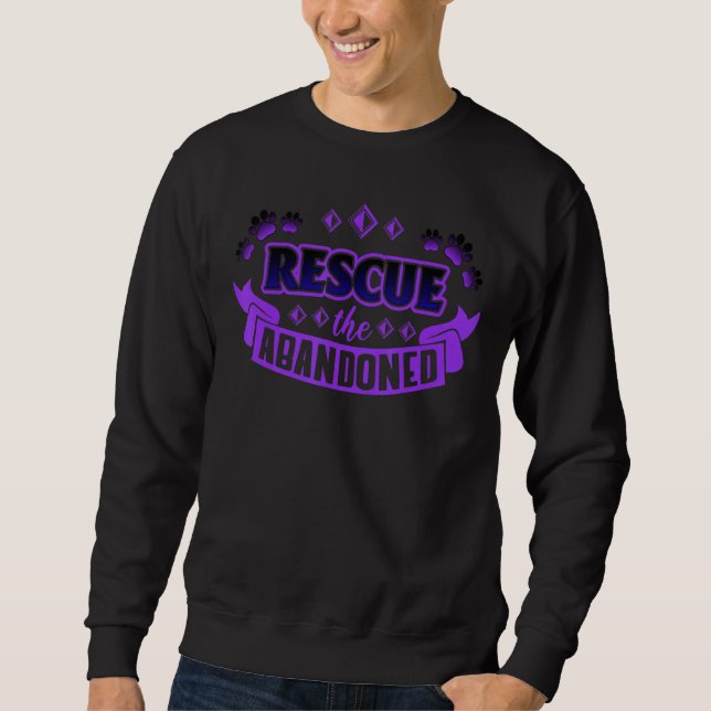 Rettung der Rettend Tiere aus dem ausgesetzten Tie Sweatshirt (Vorderseite)