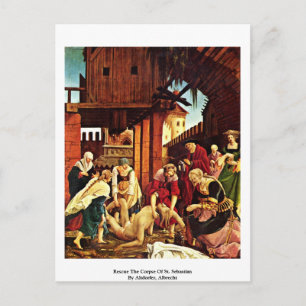 Rettung des Leibes von St. Sebastian Postkarte