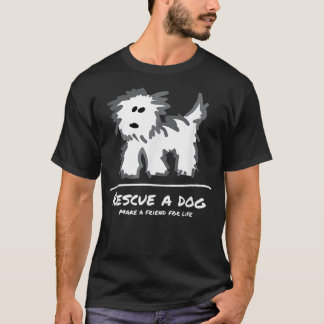 Rettung eines Hundes, Adoptier keine Tiergeschicht T-Shirt