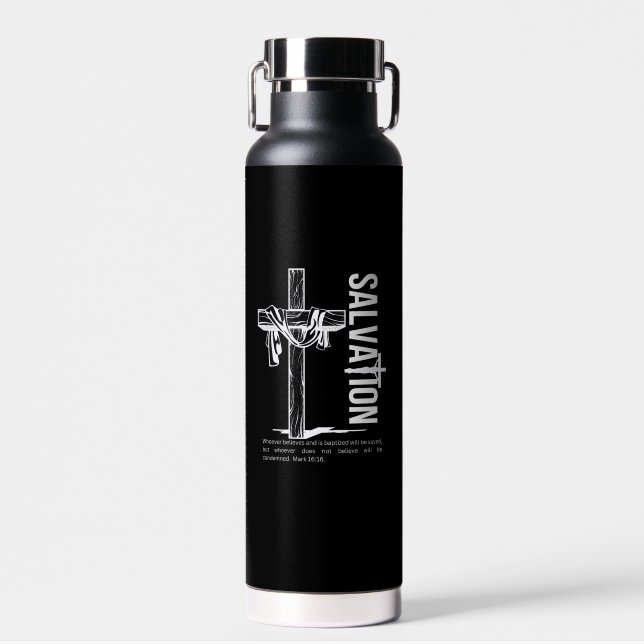 "Rettung-Embrace Ewige Hoffnung in Christus Trinkflasche (Vorne)