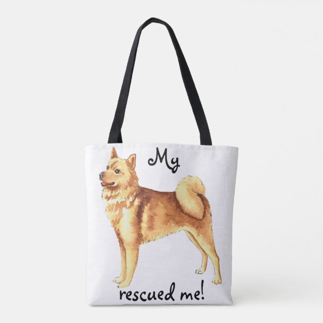 Rettung Finnisch Spitz Tasche (Rückseite)