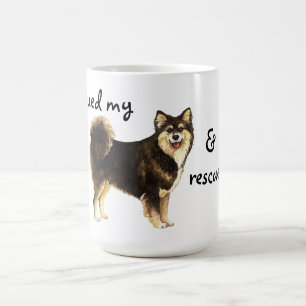 Rettung finnischen Lapphund Kaffeetasse