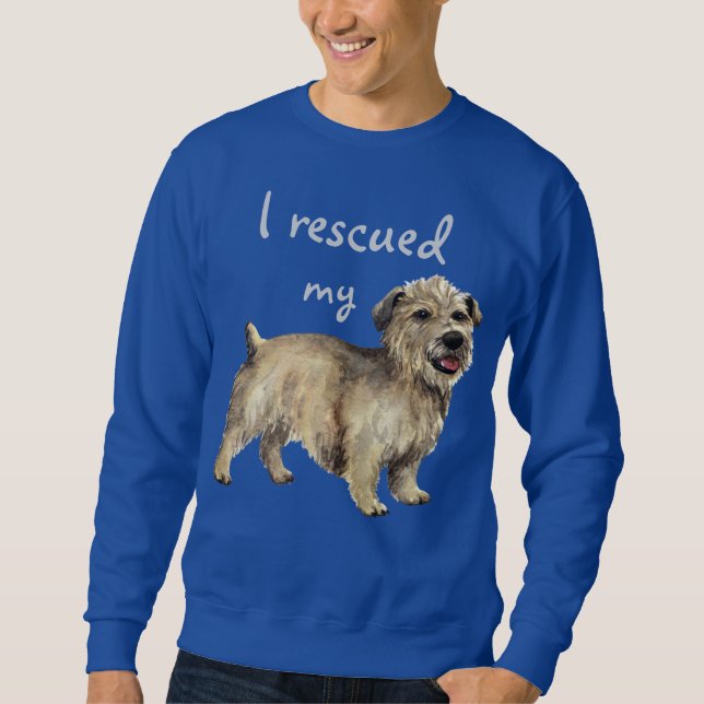 Rettung Glen von Imaal Terrier Sweatshirt (Vorderseite)