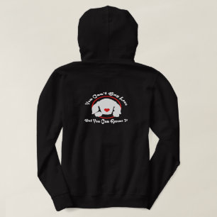 Rettung Hund Fleece Pullover Hoodie