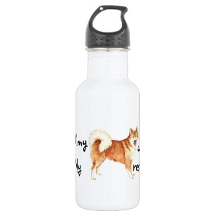 Rettung Isländisch Sheepdog Edelstahlflasche