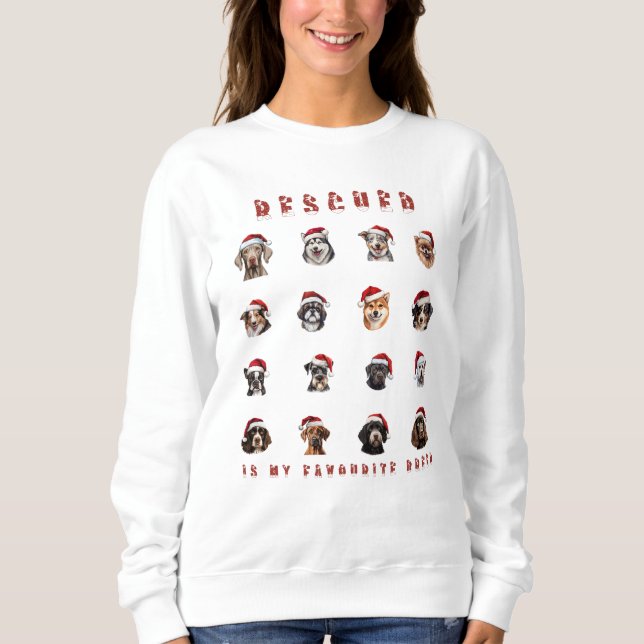 Rettung ist meine Lieblingsrasse Sweatshirt (Vorderseite)