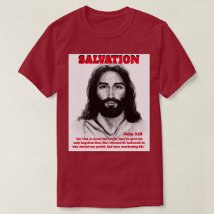 Rettung   Jesus   Burgund   Unisex   T - SHIRT