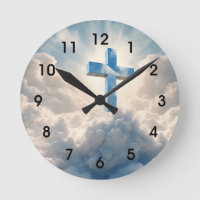Rettung, Kreuz in den Wolken,