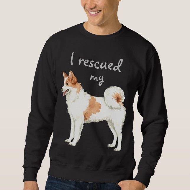 Rettung Norrbottenspets Sweatshirt (Vorderseite)