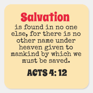 Rettung Quadratischer Aufkleber