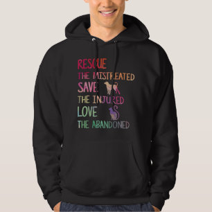 RETTUNG RETTE DIE LIEBE HAUSTIER Tierheim Freiw Ge Hoodie