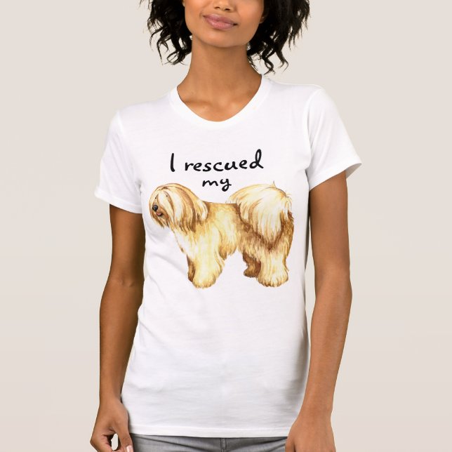 Rettung Tibetan Terrier T-Shirt (Vorderseite)