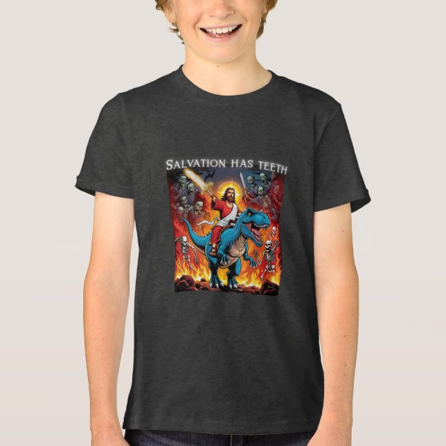 Rettung Tri-Blend Shirt (Vorderseite)