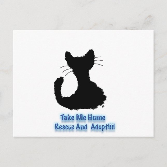 Rettung und adoptier postkarte (Vorderseite)