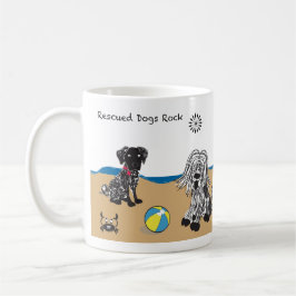 Rettung verfolgt Felsen-Tasse Kaffeetasse