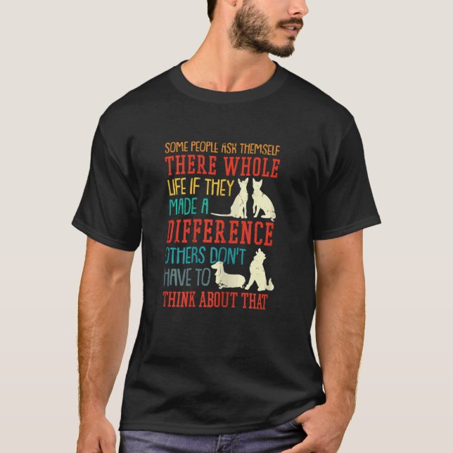 Rettung von Hunden und Katzen 1 T-Shirt (Vorderseite)