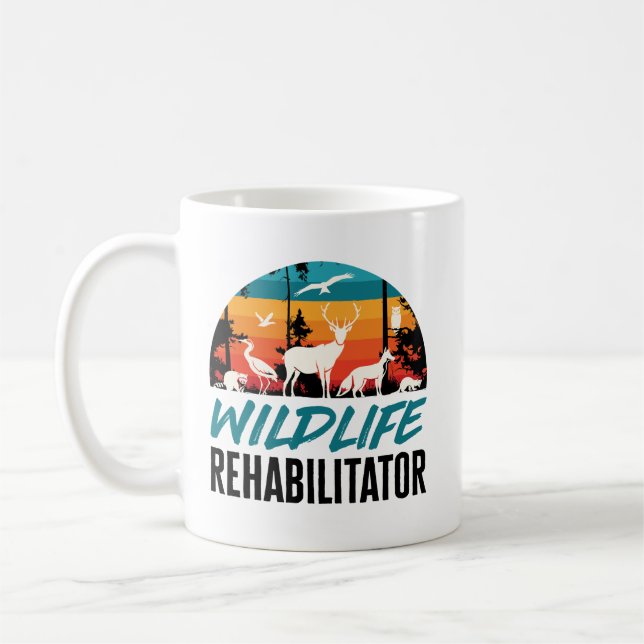 Rettung von Wildtieren Kaffeetasse (Links)