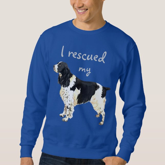 Rettungs-englischer SpringerSpaniel Sweatshirt (Vorderseite)