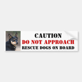 Rettungs-Hund an Bord des Autoaufklebers Autoaufkleber