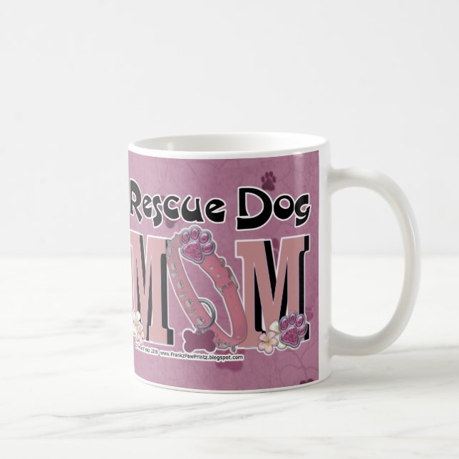 Rettungs-Hund-MAMA Kaffeetasse (Rechts)