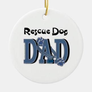 Rettungs-Hund-VATER Keramikornament